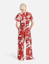 Tuta - Misto viscosa - rosso scuro