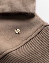 Mikina - Nadměrn&yacute; střih Oversized Fit - svetle hneda