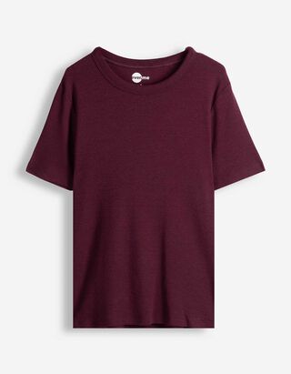 T-Shirt - Modal-Anteil - Lila