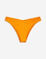 Slip bikini - Coste sottili - arancione
