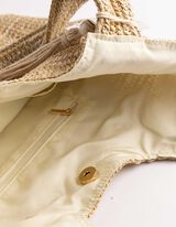 Beuteltasche - Stroh - Beige