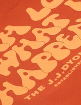 Trikotažinis megztinis - Nugaros raštas - oranzinis