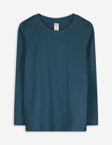 Langarmshirt - einfarbig - dunkelblau