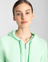 &Scaron;portna jopa - Kapuca z zatezno vrvico - svetlo zelena