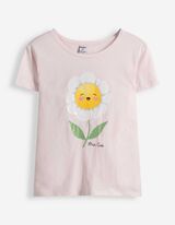 T-shirt - Voorkantprint - roze