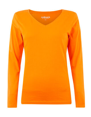 Damen Longsleeve aus Baumwolle 
