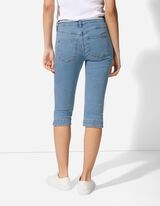 Kapri pantalone - Visoki struk - plava