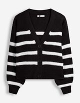 Strickjacke - Strick - Schwarz