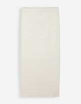 Jupe maxi longueur - Dentelle - Blanc cass&eacute;