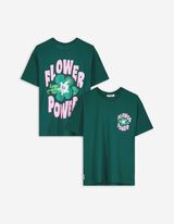 T-Shirt - Rückenprint - grün