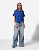Chemise - Mousseline - Bleu