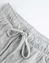 Spodnji del pižame - Potisk s sporočilom - siva