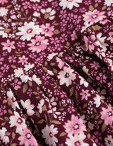 Abito - Stampa allover - rosso scuro