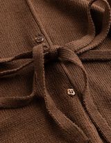 Cardigan - Viskose-Mix - Braun