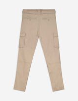 Cargohose - Gürtel - beige