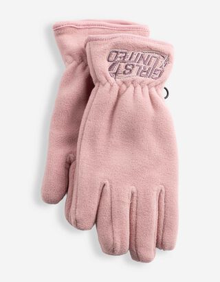 Handschuhe - Stickereien - Rosa