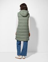 Gilet trapuntato - Orlo regolabile - verde scuro