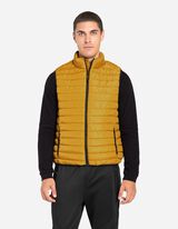 Steppweste - Stehkragen - gelb