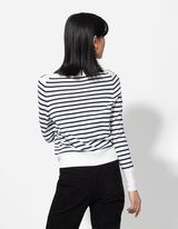 Kardiganas - Viskozės mi&scaron;inys - baltas