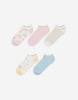 Calze sneakers - Confezione da 5 pezzi