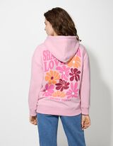 Džemperis - Gaubtas - sviesiai rozinis