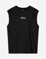 Tanktop - Frontprint - schwarz