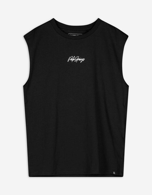 Tanktop - Frontprint - schwarz