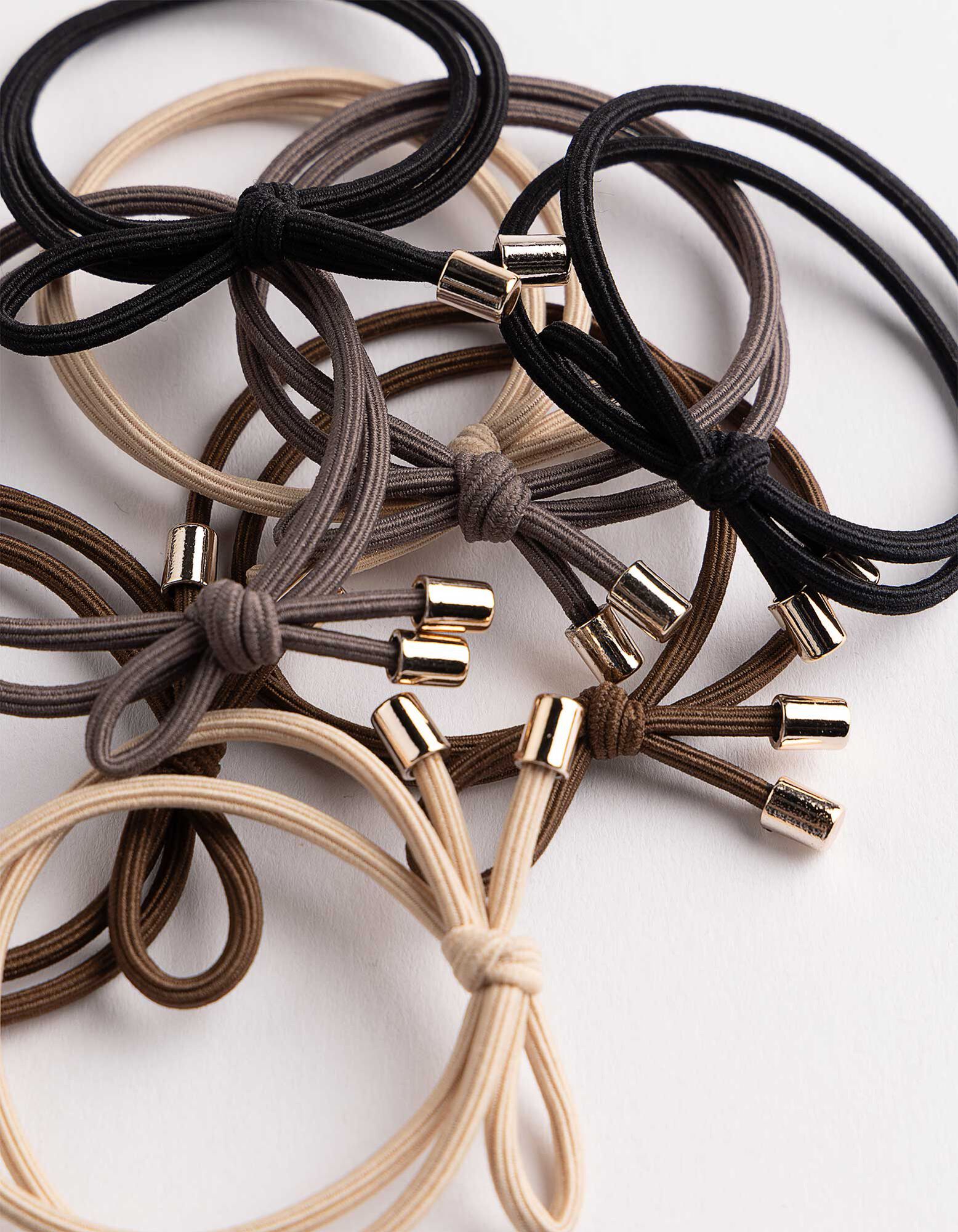 Haarband - Metallic details - Zwart