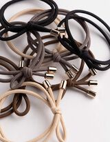Haarband - Metallic details - Zwart