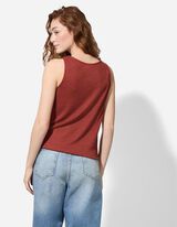 Stricktop - Viskose-Mix - dunkelrot