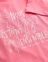 T-Shirt - Frontprint - pink