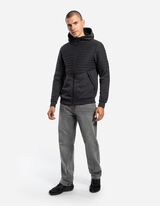 Sportinis švarkelis - Mezginys stulpeliu - tamsiai pilkas