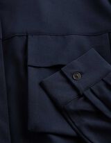 Bluse - Regulierbarer Saum - Dunkelblau