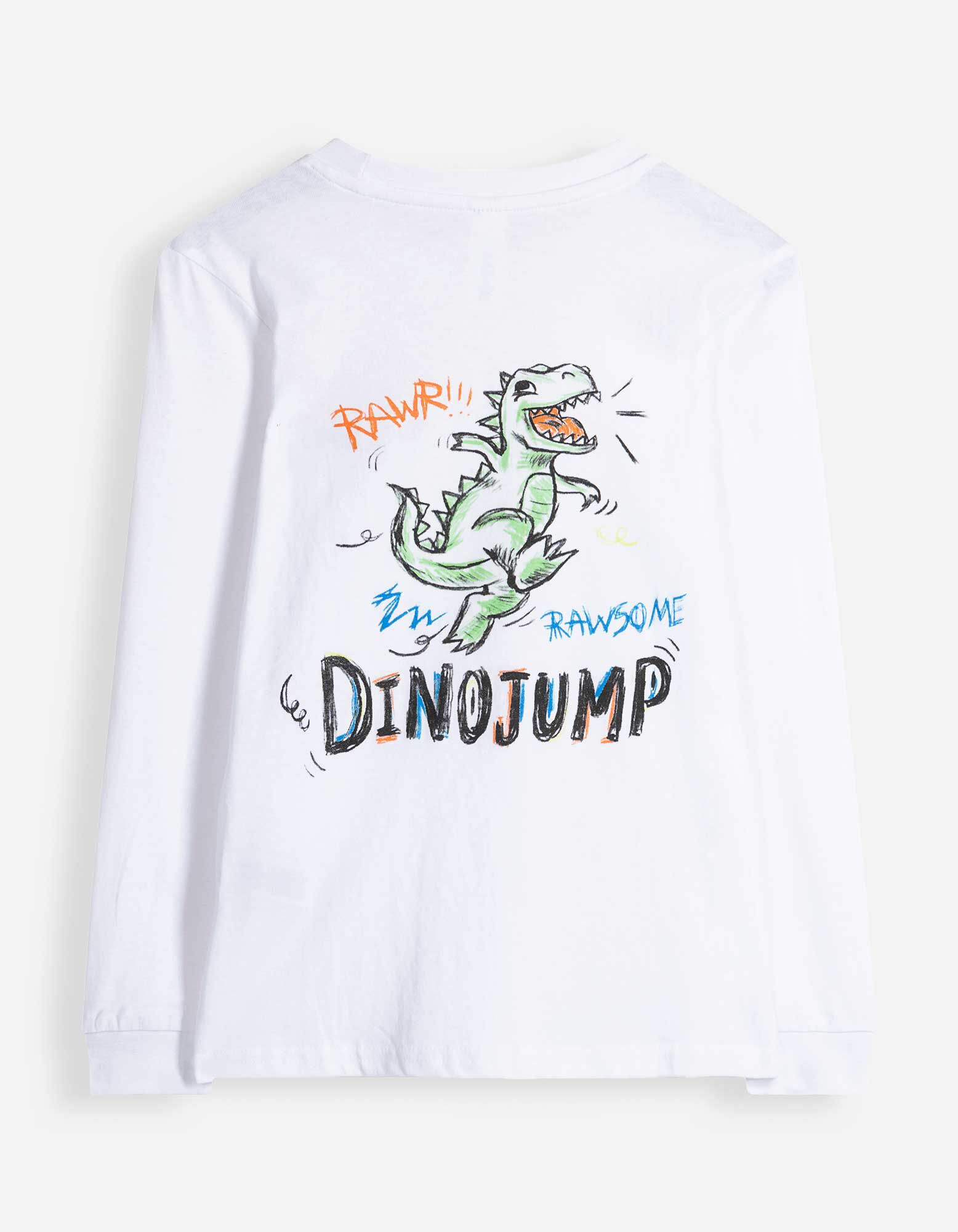 Pyjama set van shirt en broek - Set van 3 - wit