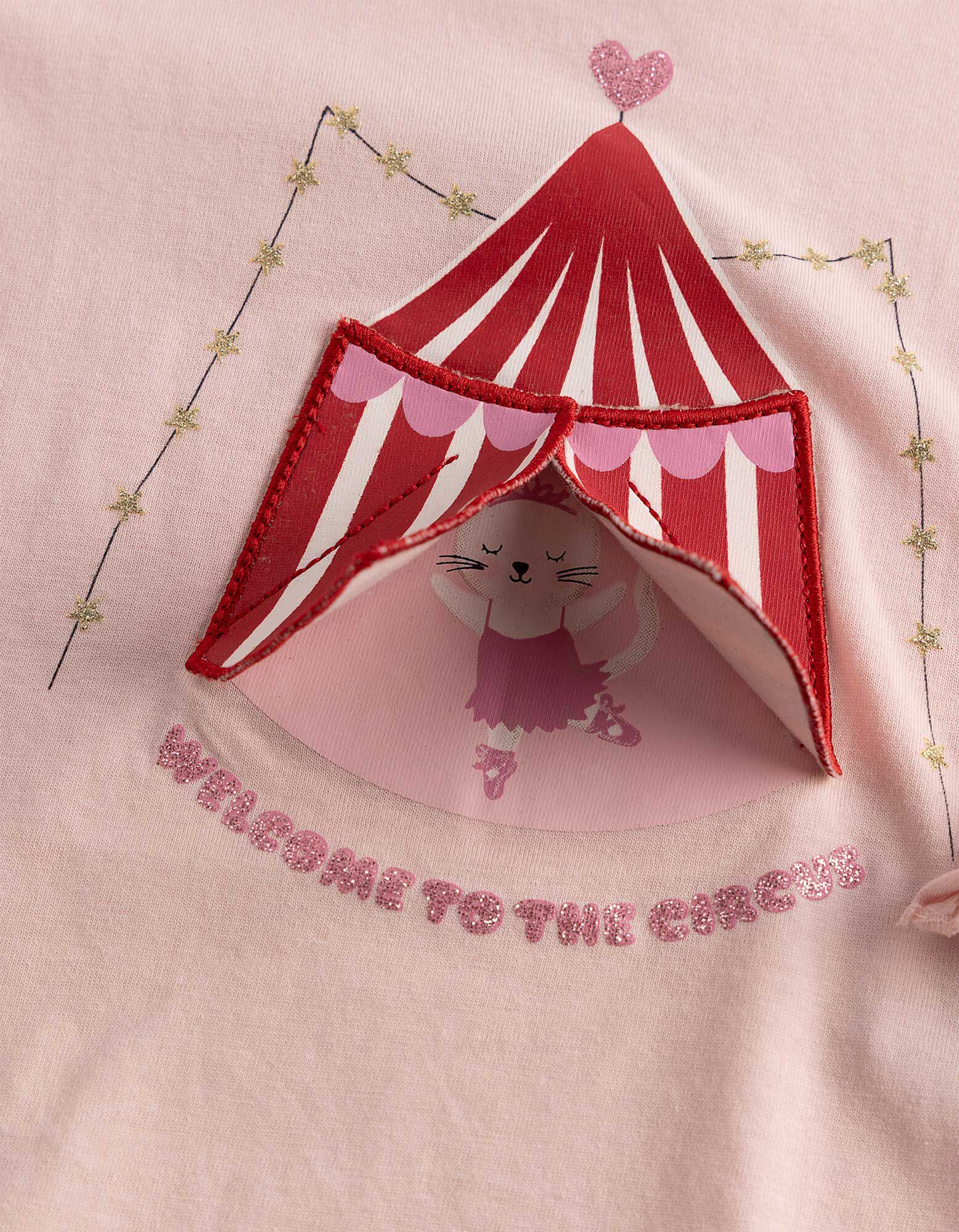 Maglia a manica lunga - Cotone - Rosa chiaro