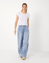 Jeans - Wide Fit - Hellblau