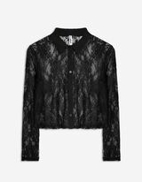 Hemdbluse - Spitze