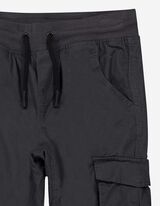 joggersy - efekt termiczny - ciemny szary