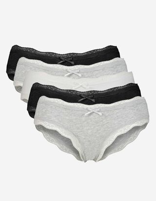 Brazilian - Set van 5 - zwart