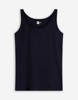 Tanktop - Effen - donkerblauw