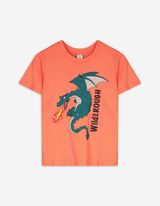 T-shirt - Vooropdruk - oranje