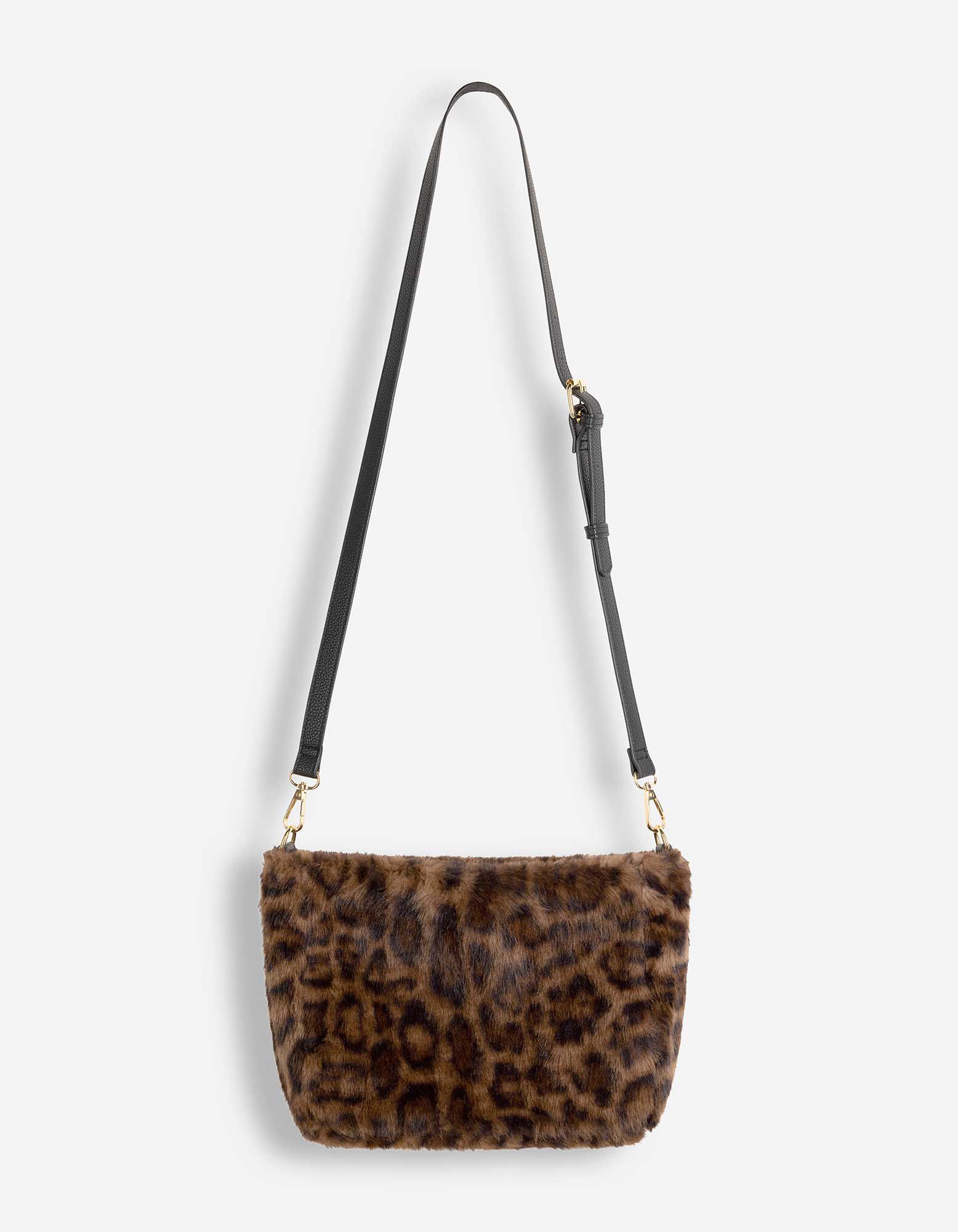 Handtasche - Leopardenmuster - Braun