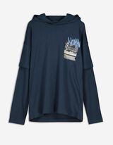 Jungen Langarmshirt - Kapuze