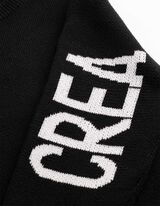 Strickpullover - Oversized Fit - Schwarz