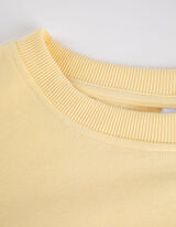 Felpa - Oversized Fit - giallo chiaro