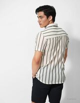 Hemd - Streifen - weiß