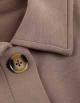 Sweatjacke - Modal-Anteil - braun