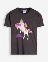 T-Shirt - Unicorn Academy - Dunkelgrau