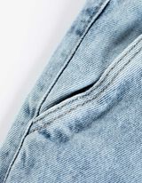 Džínsy - Elastický pás - svetlomodra