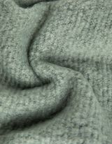 Sjaal - Wol look - turkoois